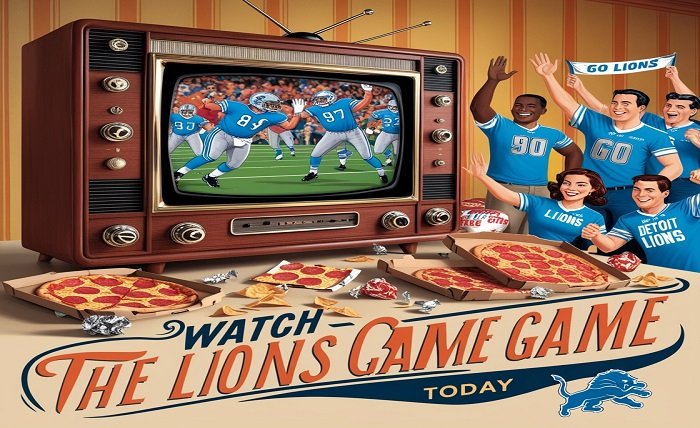 how to watch the lions game today